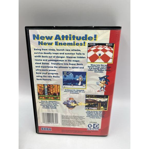 Sonic the Hedgehog 3 CIB W/ Manual - Sega Genesis - Picture 7 of 13